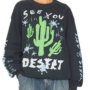 DAYDREAMER Valley See You in The Desert Bf Sweatshirt NWT